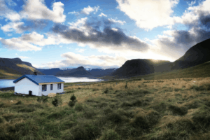 Local Art and Coffee Shops in the Quiet Village of Patreksfjörður