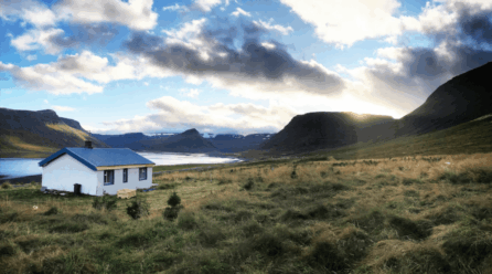 Local Art and Coffee Shops in the Quiet Village of Patreksfjörður