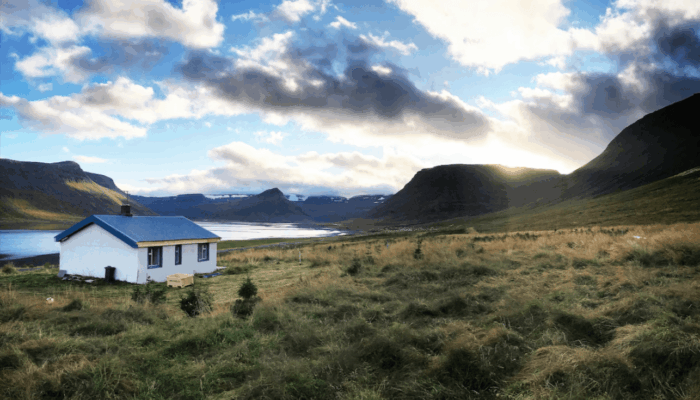Local Art and Coffee Shops in the Quiet Village of Patreksfjörður