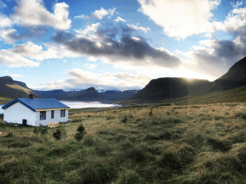 Local Art and Coffee Shops in the Quiet Village of Patreksfjörður